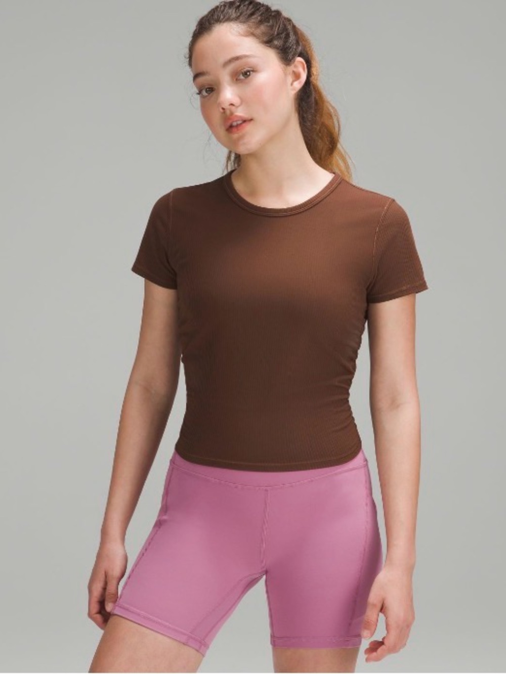 All It Takes Ribbed Short-Sleeve in Java